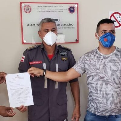 ESCUTA ILHÉUS: Vereador articula e consegue EPI’s junto ao 5º Grupamento de Bombeiros Militar/Bahia