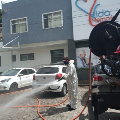 Prefeitura faz desinfecção em unidades de saúde e hospitais de Ilhéus