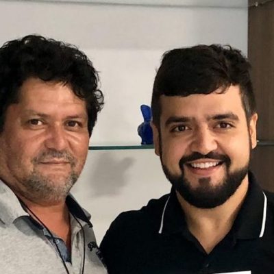 Valderico Junior demonstra satisfação com Edvaldo Gomes no DEM