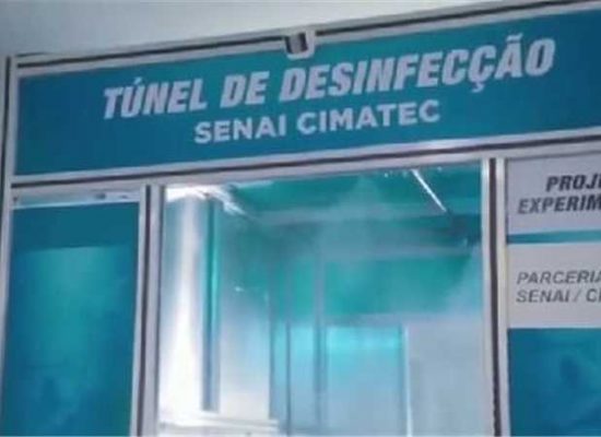 Ilhéus agora conta com Túnel de Desinfecção no Hospital Regional Costa do Cacau