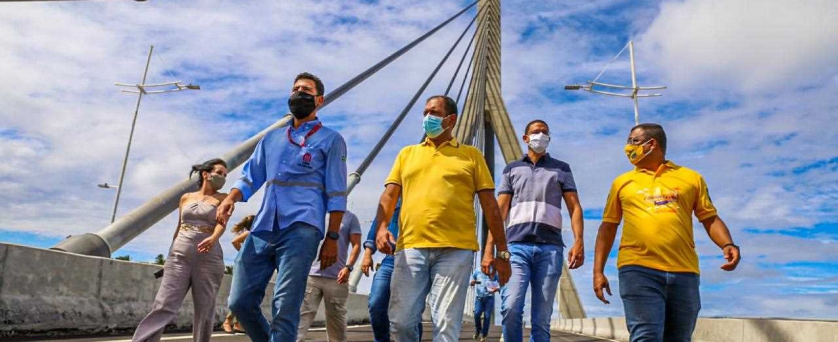 Prefeito de Ilhéus visita nova ponte antes da inauguração