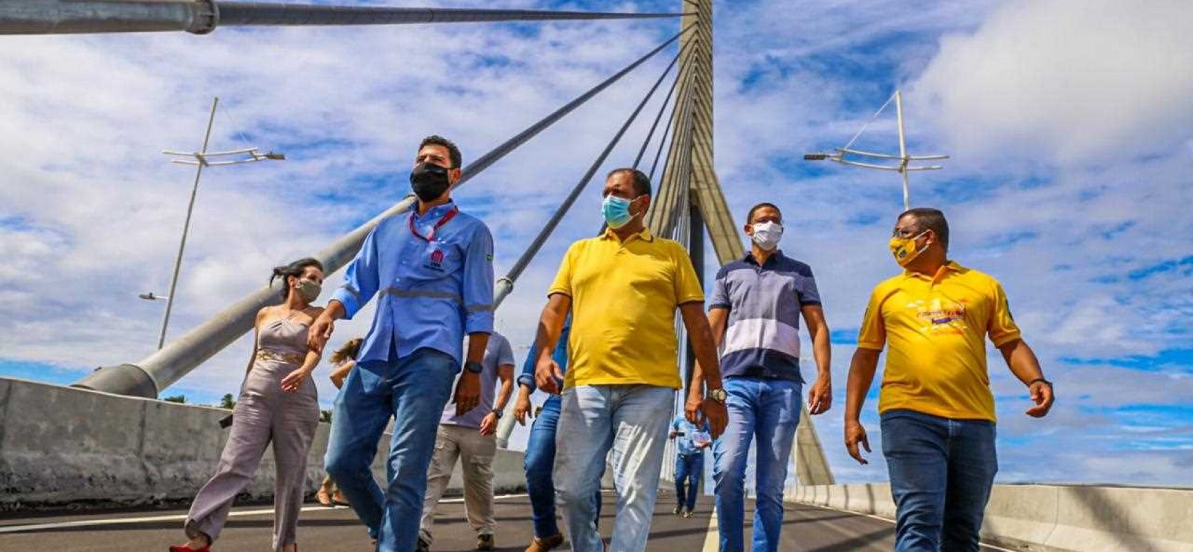 Prefeito de Ilhéus visita nova ponte antes da inauguração