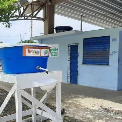 Prefeitura de Ilhéus instala pias em mais seis pontos para população se prevenir da Covid-19