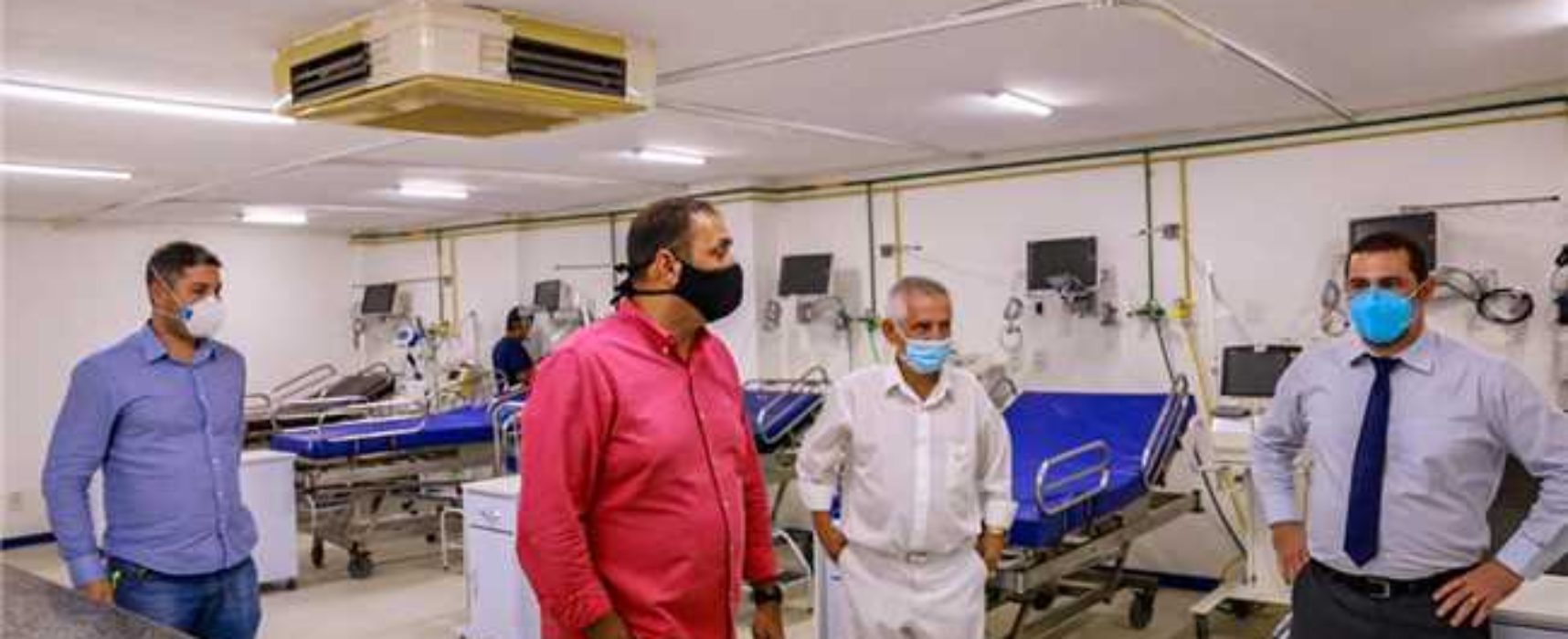 Prefeito de Ilhéus vistoria o Hospital Vida Memorial para ampliação de 10 novos leitos Covid-19
