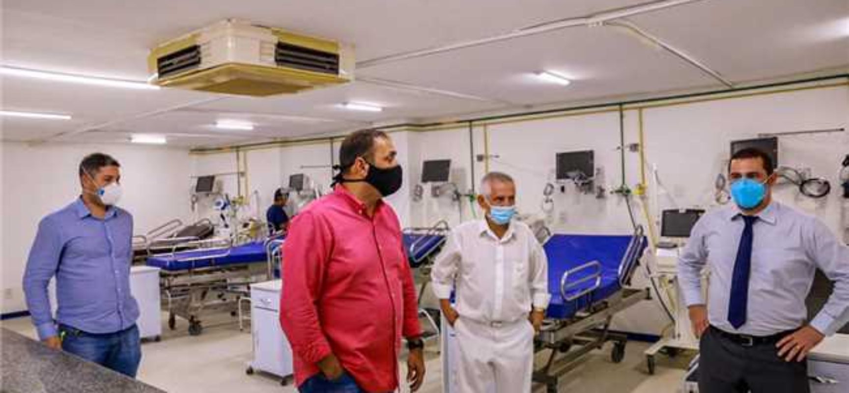 Prefeito de Ilhéus vistoria o Hospital Vida Memorial para ampliação de 10 novos leitos Covid-19