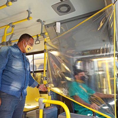 Prefeitura de Ilhéus inspeciona transporte coletivo para garantir prevenção contra o coronavírus