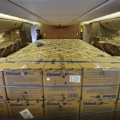 Brasil recebe carregamento recorde de 11,8 milhões de máscaras