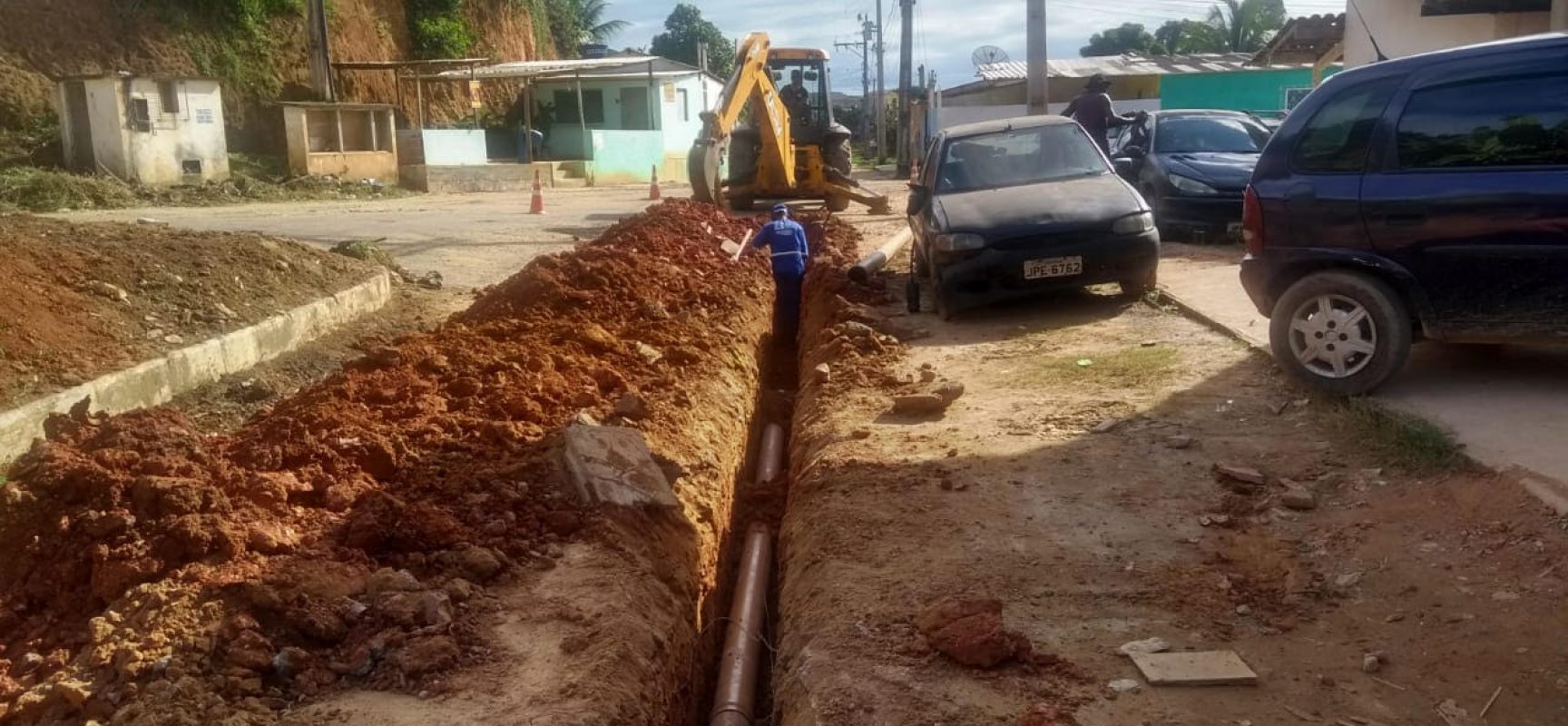 Embasa investe R$ 200 mil na ampliação do serviço de esgotamento sanitário no Teotônio Vilela, em Ilhéus