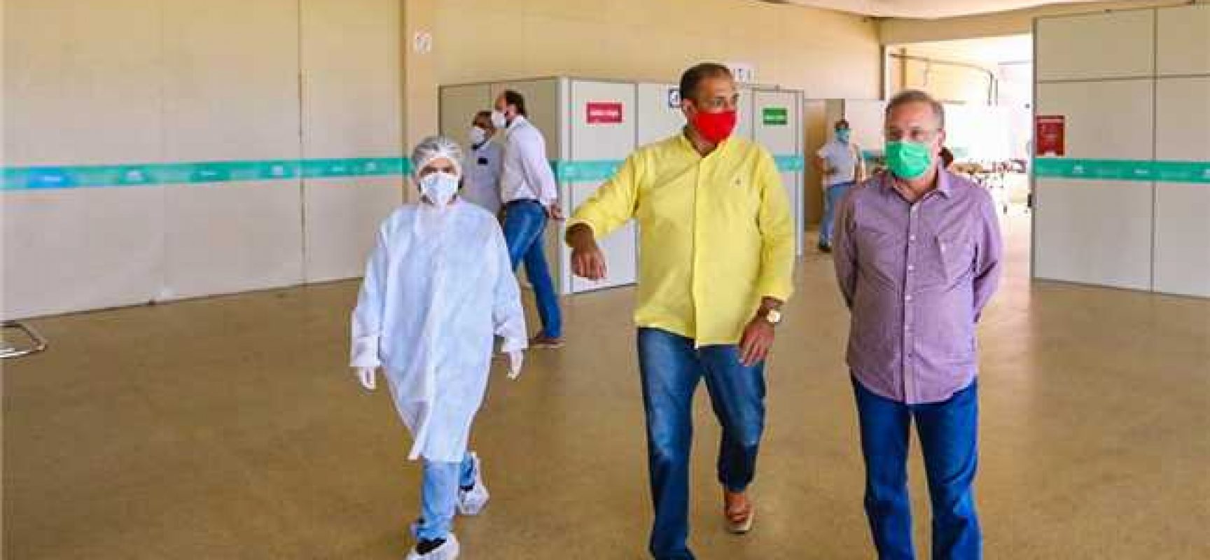 Prefeito Mário Alexandre e Secretário Fábio Vilas-Boas implantam novos leitos de UTI em Ilhéus