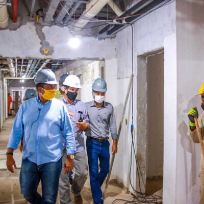 Prefeito visita obra do novo hospital maternidade de alta complexidade e UTI-Neonatal e Pediátrica