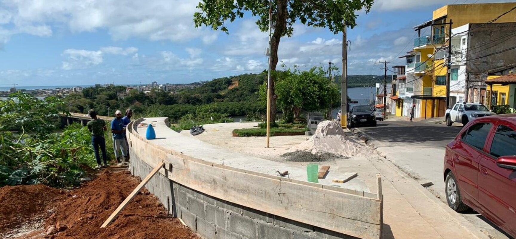 Obras dos mirantes da Conquista são executadas normalmente pela Prefeitura de Ilhéus