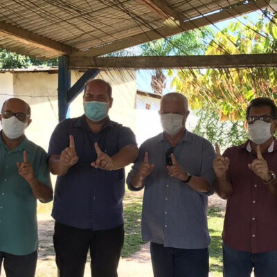 No primeiro dia de campanha, Cacá e Everaldo priorizam visita aos distritos.