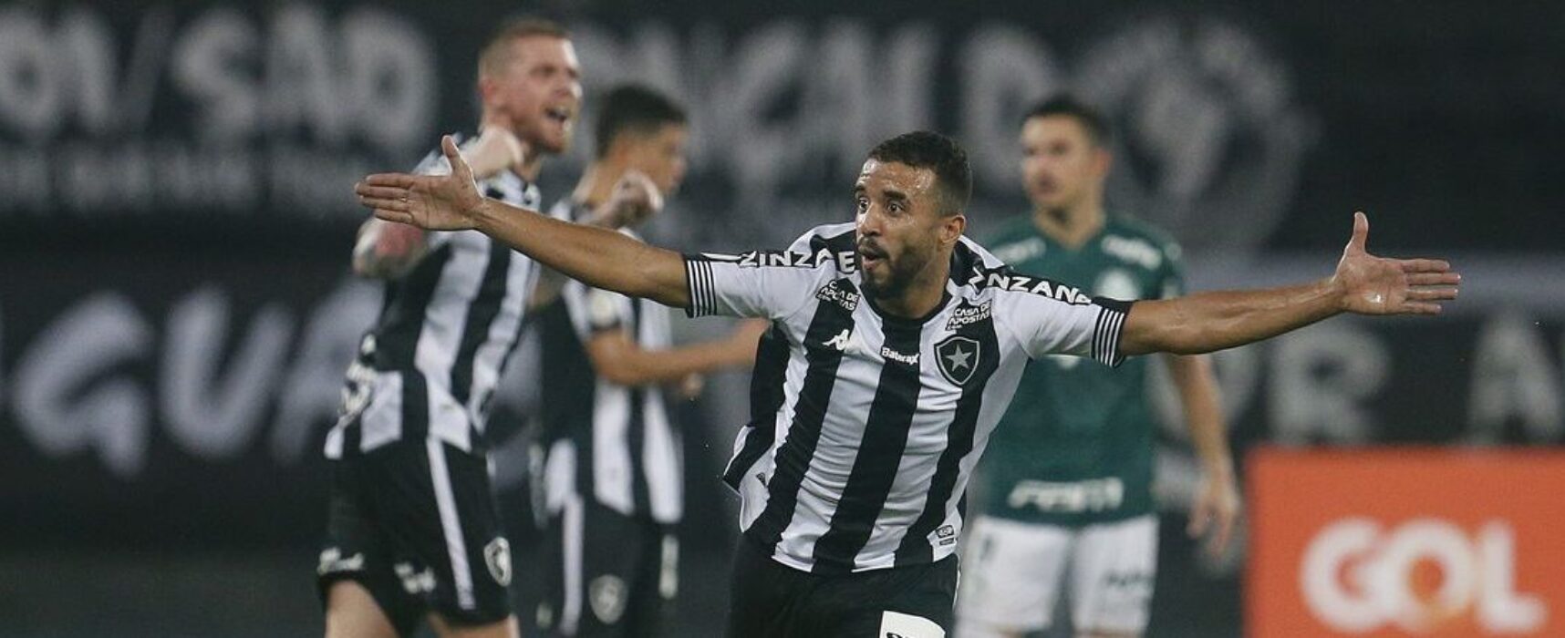 Botafogo vence Palmeiras e derruba último invicto do Brasileiro