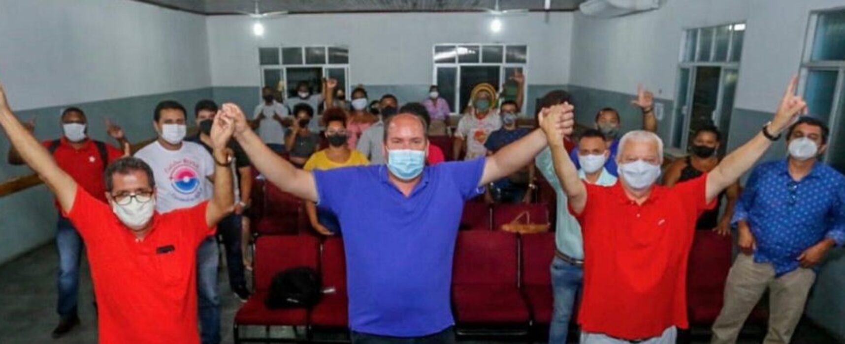 Cacá e Everaldo recebem apoio das centrais sindicais de Ilhéus