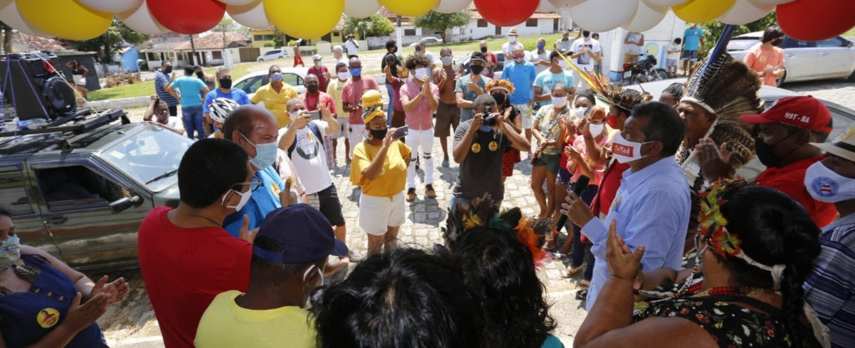 Lideranças Tupinambá de Olivença declaram apoio a candidatura de Cacá