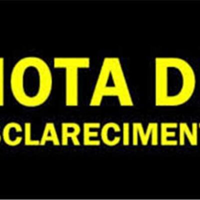 Nota de esclarecimento – queda de muro no Alto Nerival