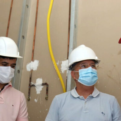 Secretário da Saúde inspeciona obras para implantação do Hospital Materno-Infantil de Ilhéus