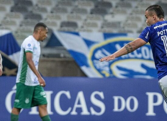 Em jogo de seis gols, Cruzeiro e Guarani empatam no Mineirão