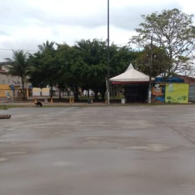 Fabrício Nascimento pede o retorno das obras da quadra do Malhado