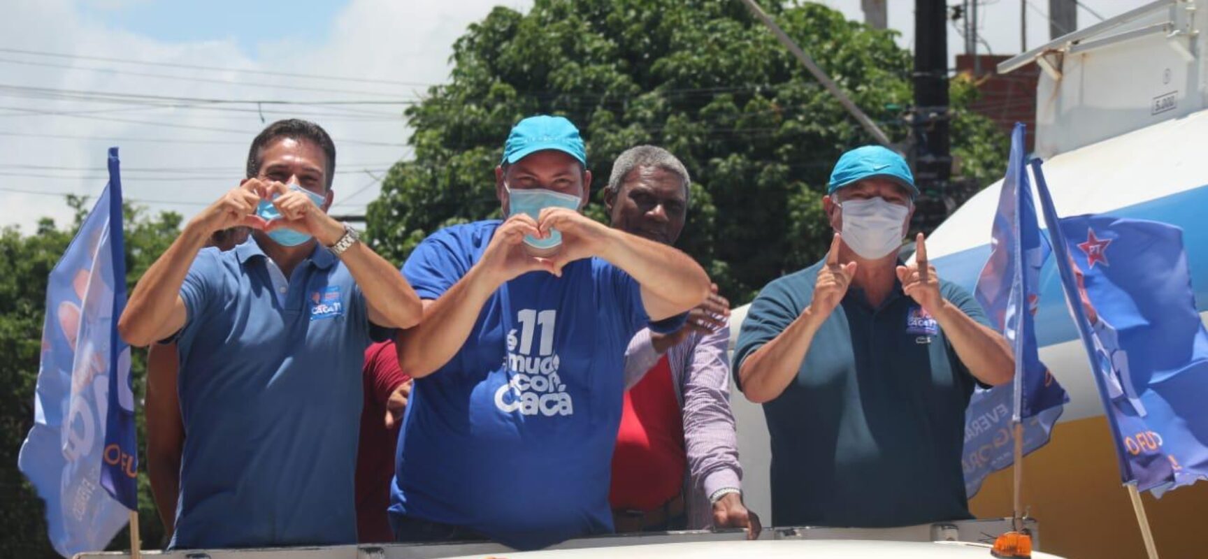 Super carreata de Cacá e Everaldo impulsiona reta final da campanha em Ilhéus