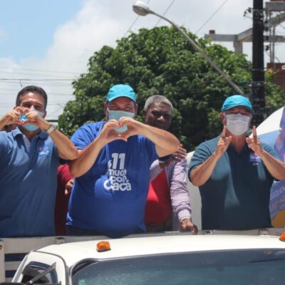 Super carreata de Cacá e Everaldo impulsiona reta final da campanha em Ilhéus
