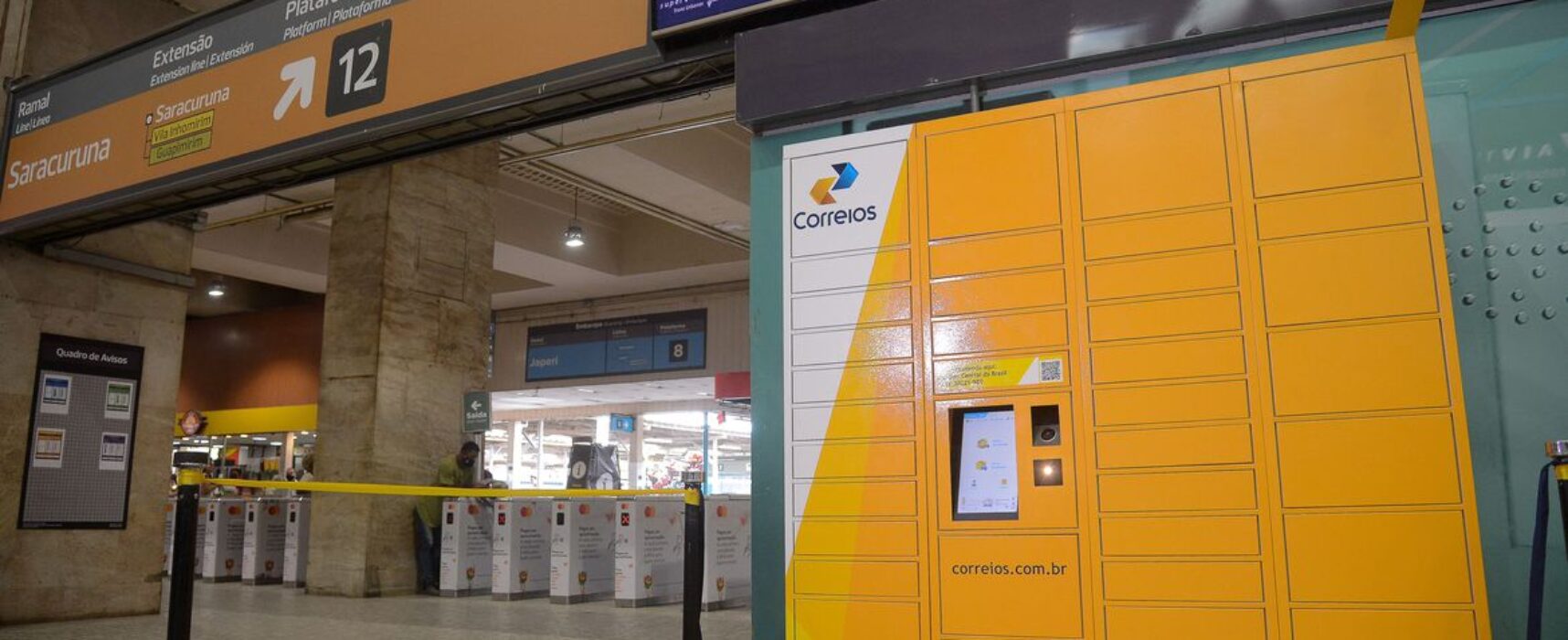 Correios lançam no Rio modalidade de entrega com armários inteligentes