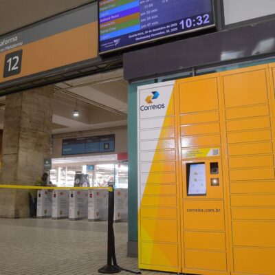 Correios lançam no Rio modalidade de entrega com armários inteligentes