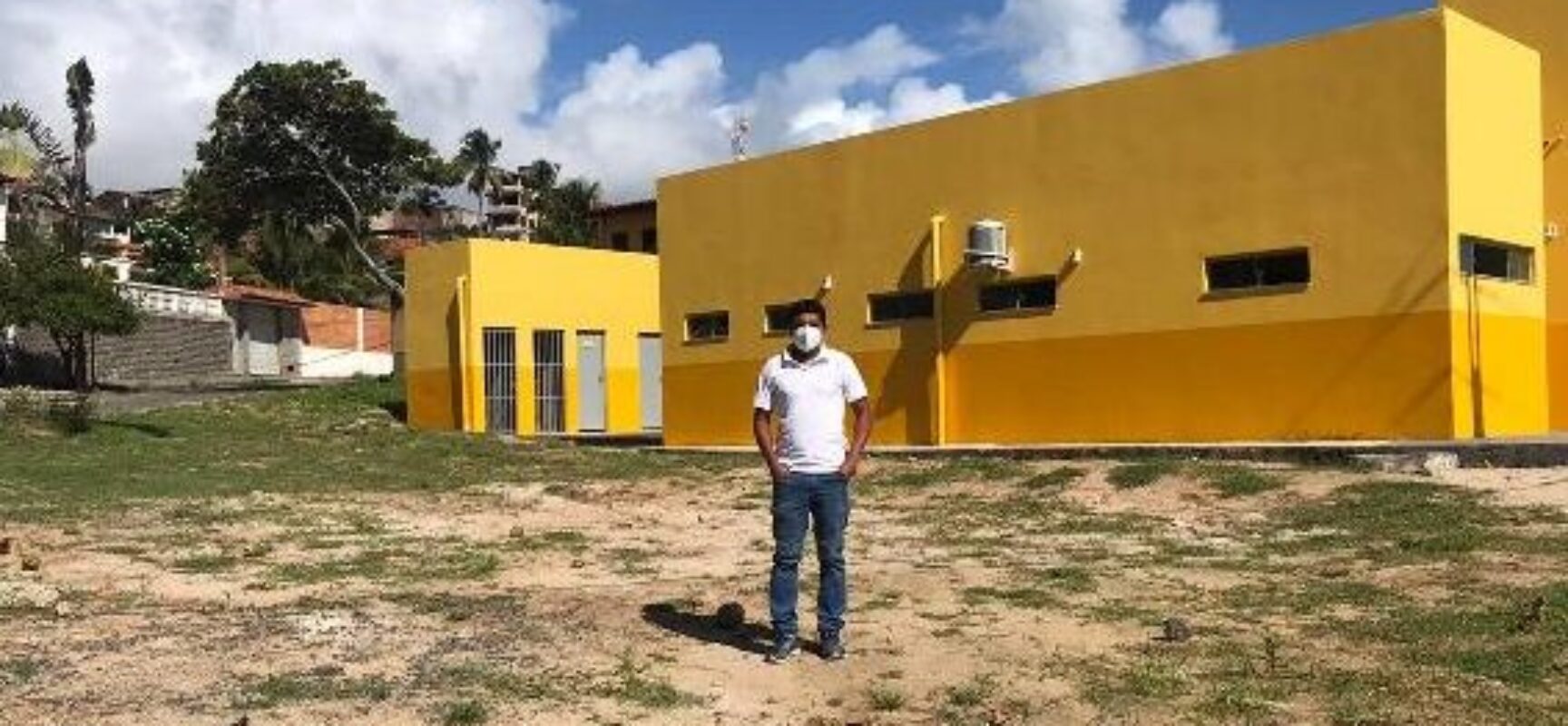 Fabrício Nascimento solicita criação de praça ao lado do Posto de Saúde em Olivença