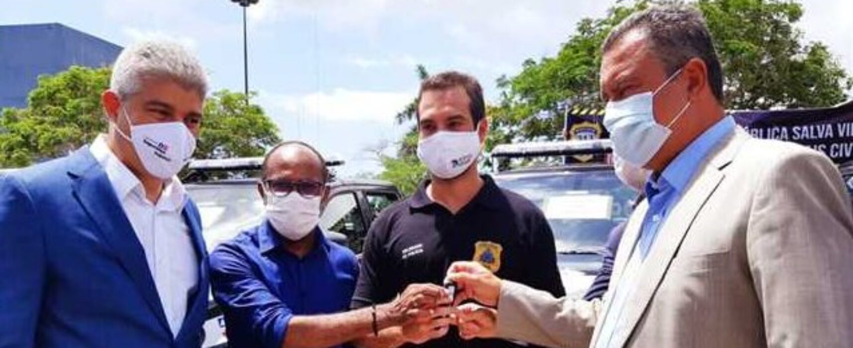 Ilhéus recebe reforço na segurança pública com entrega de viatura para a Polícia Civil