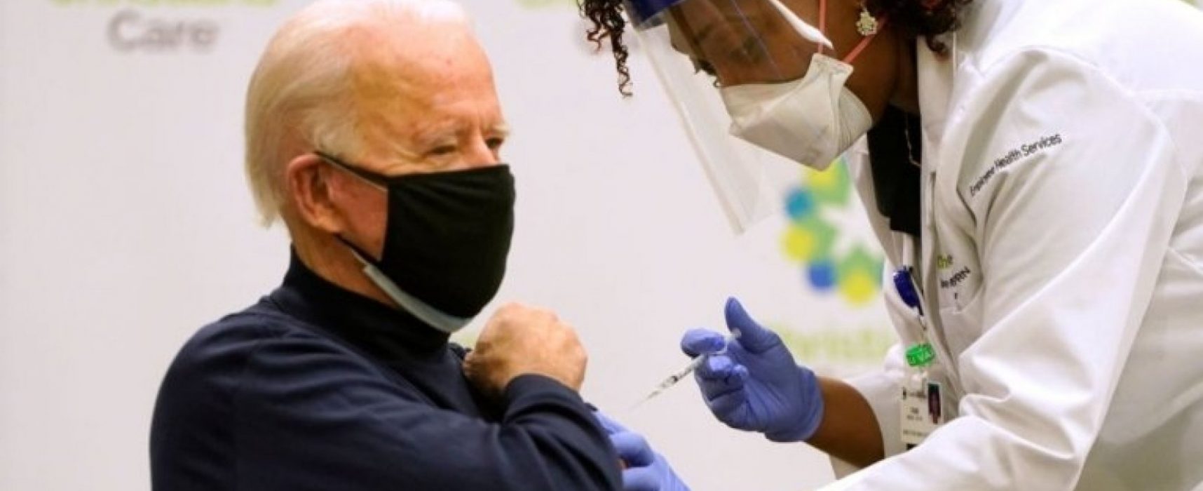 Presidente eleito dos EUA, Joe Biden recebe 1ª dose de vacina contra a Covid-19