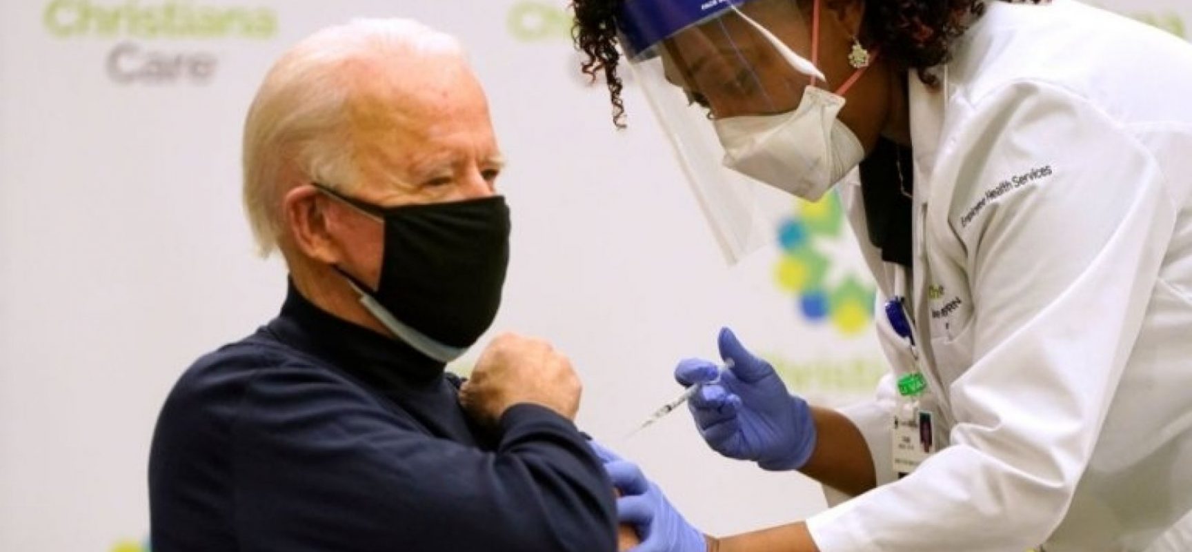 Presidente eleito dos EUA, Joe Biden recebe 1ª dose de vacina contra a Covid-19