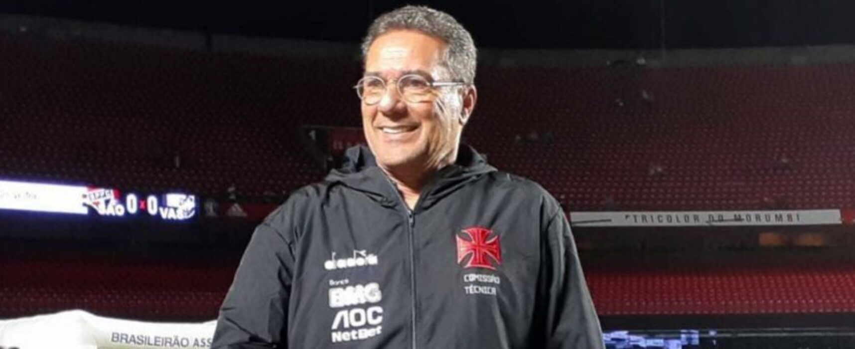 Técnico Vanderlei Luxemburgo está de volta ao Vasco da Gama