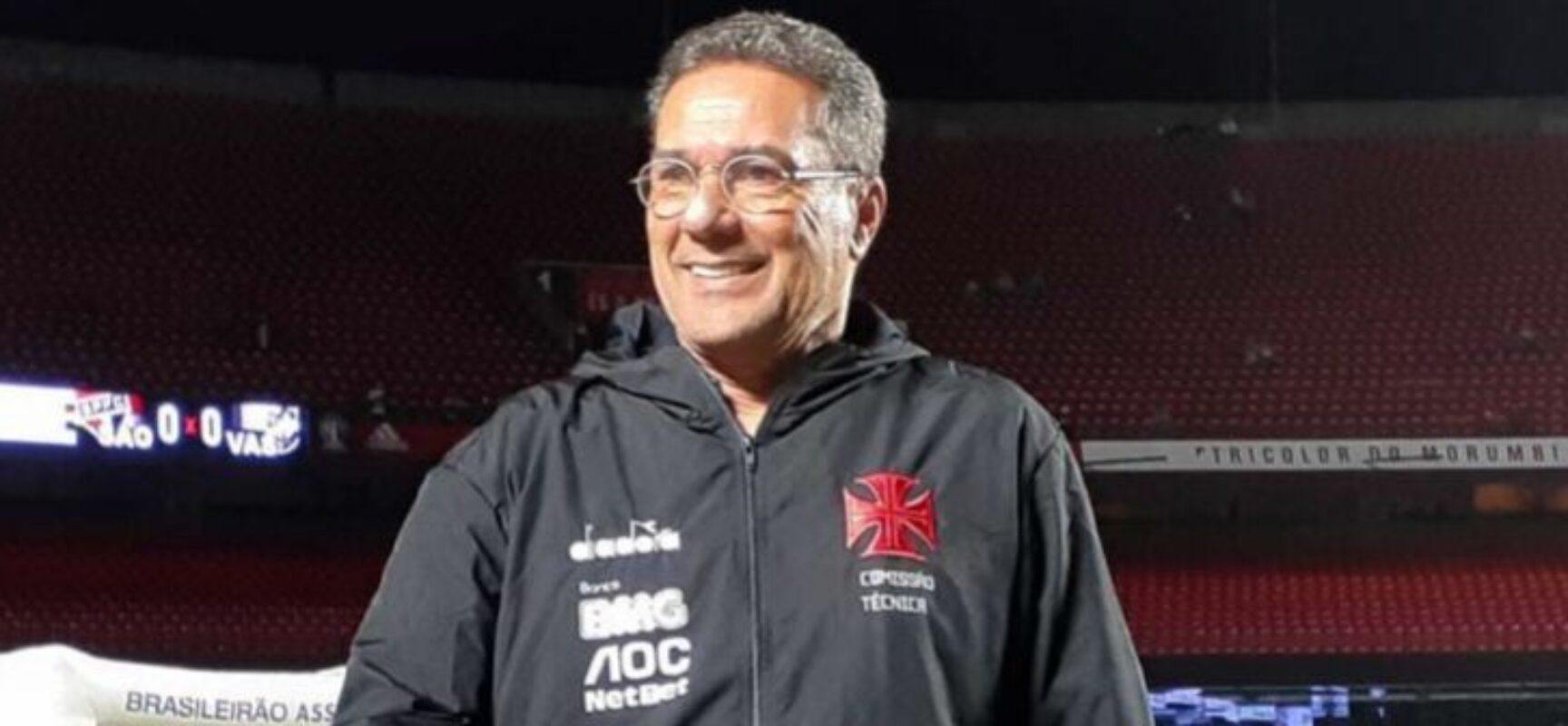 Técnico Vanderlei Luxemburgo está de volta ao Vasco da Gama
