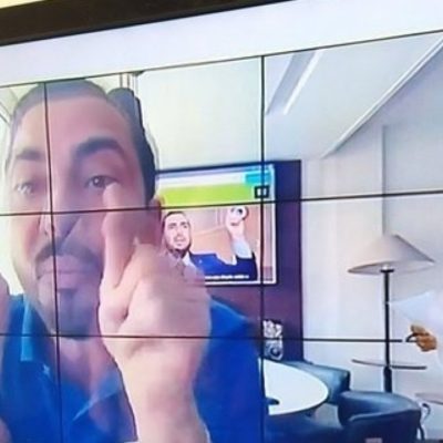 Deputado cassado bate boca em televisão e nega agressão a idoso: ‘Só dei chute’