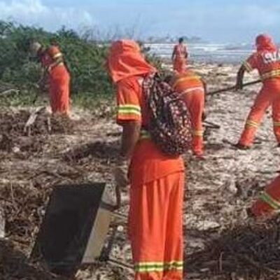 Ilhéus realiza Operação Verão Praia Limpa em toda orla da cidade