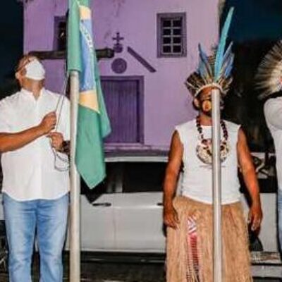 Prefeito Mário Alexandre participa de abertura simbólica da Puxada do Mastro em Olivença