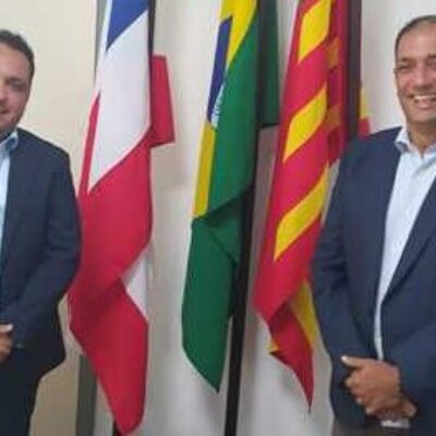 Prefeito Mário Alexandre recebe Marcos Galvão, prefeito de Ibicuí