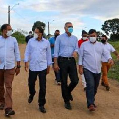 Prefeito Mário Alexandre recebe secretário de Desenvolvimento para vistoria no Aterro do Itariri