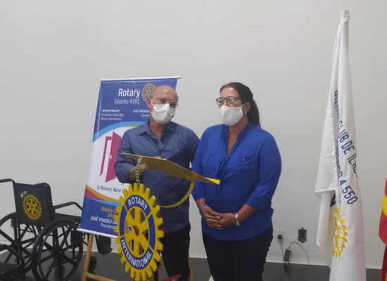 Human Network do Brasil parabeniza Rotary Jorge Amado pelos 15 anos e reforça projeto Banco de Cadeira de Rodas