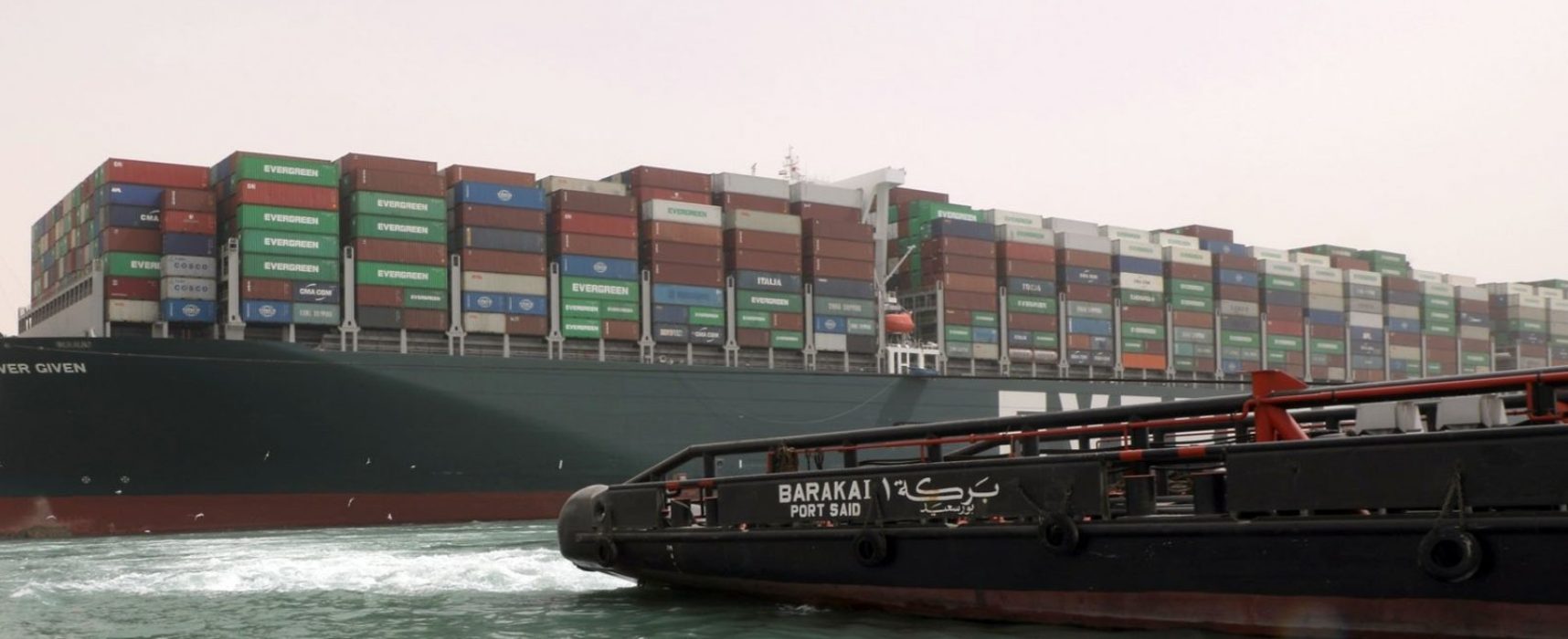 Canal de Suez: Engarrafamento já chega a 429 navios; prejuízos somam US$ 400 milhões por hora