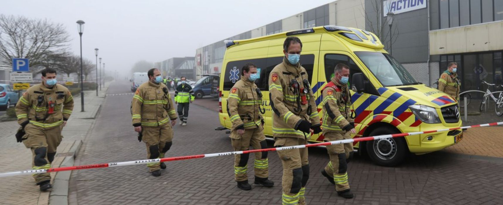 Explosão atinge centro de testes de covid-19 na Holanda