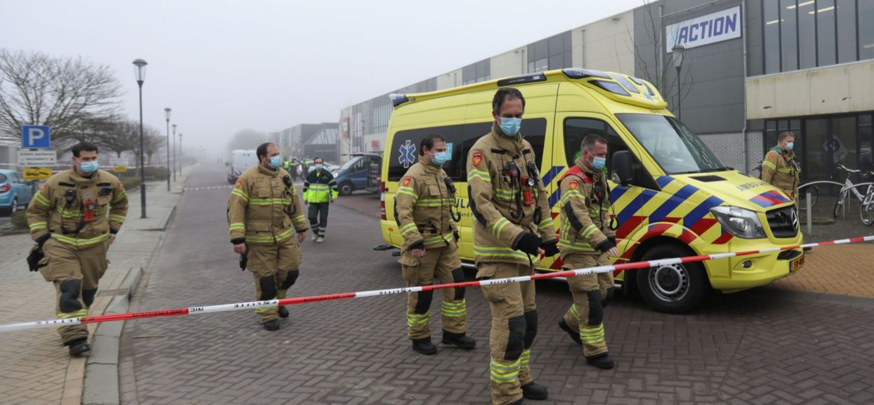 Explosão atinge centro de testes de covid-19 na Holanda