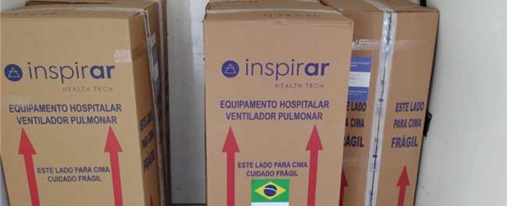 Ilhéus recebe cinco ventiladores pulmonares doados pela Bahia Mineração
