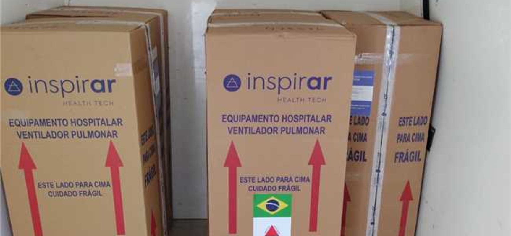Ilhéus recebe cinco ventiladores pulmonares doados pela Bahia Mineração