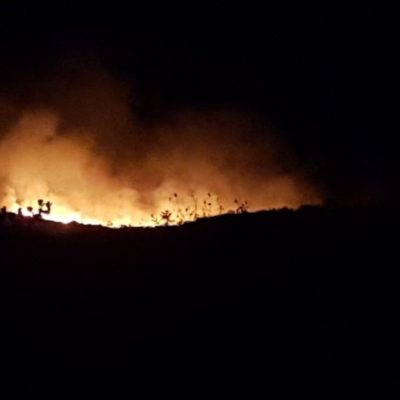 Incêndio atinge região de Lençóis, na Chapada Diamantina