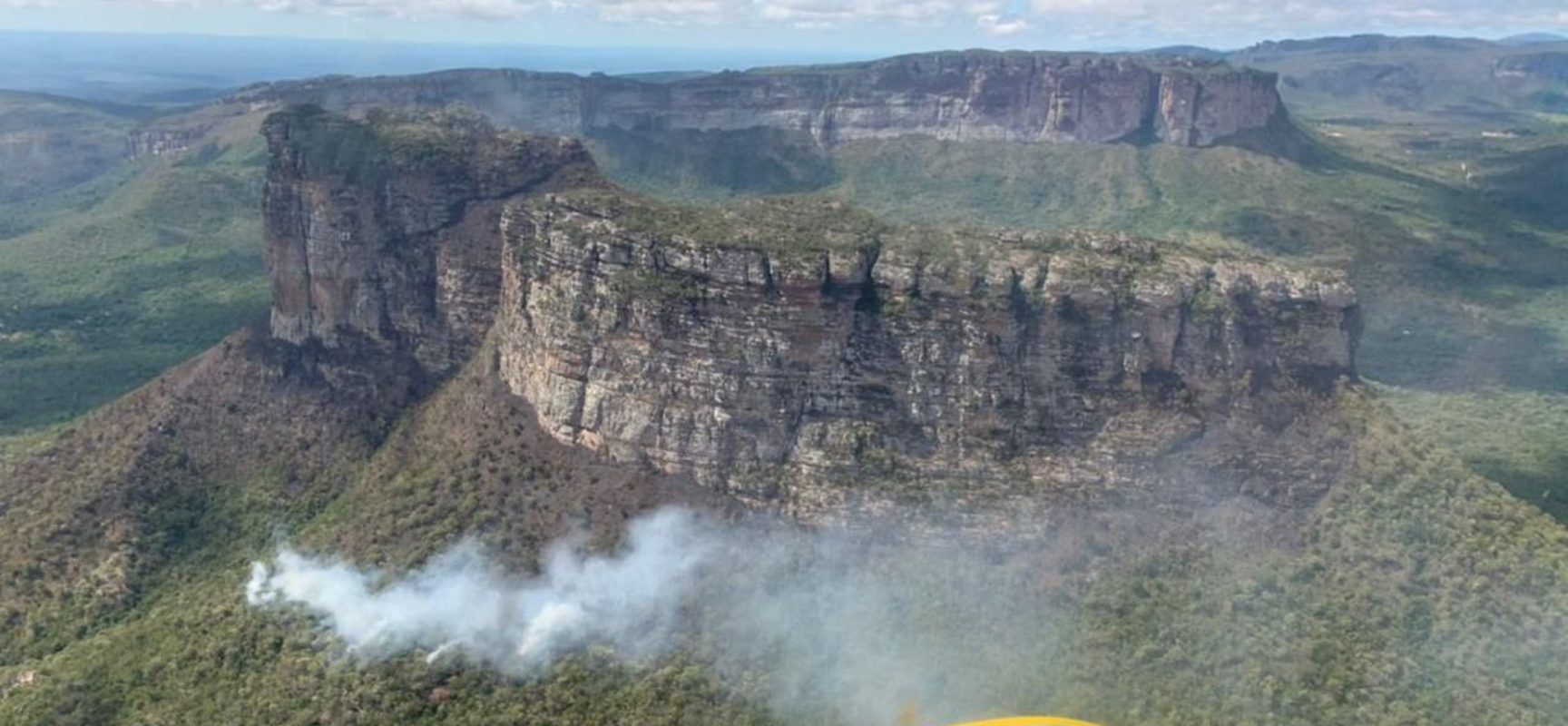 Incêndio volta a atingir a Chapada da Diamantina