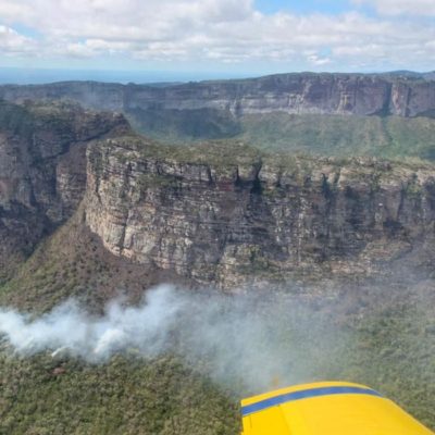 Incêndio volta a atingir a Chapada da Diamantina