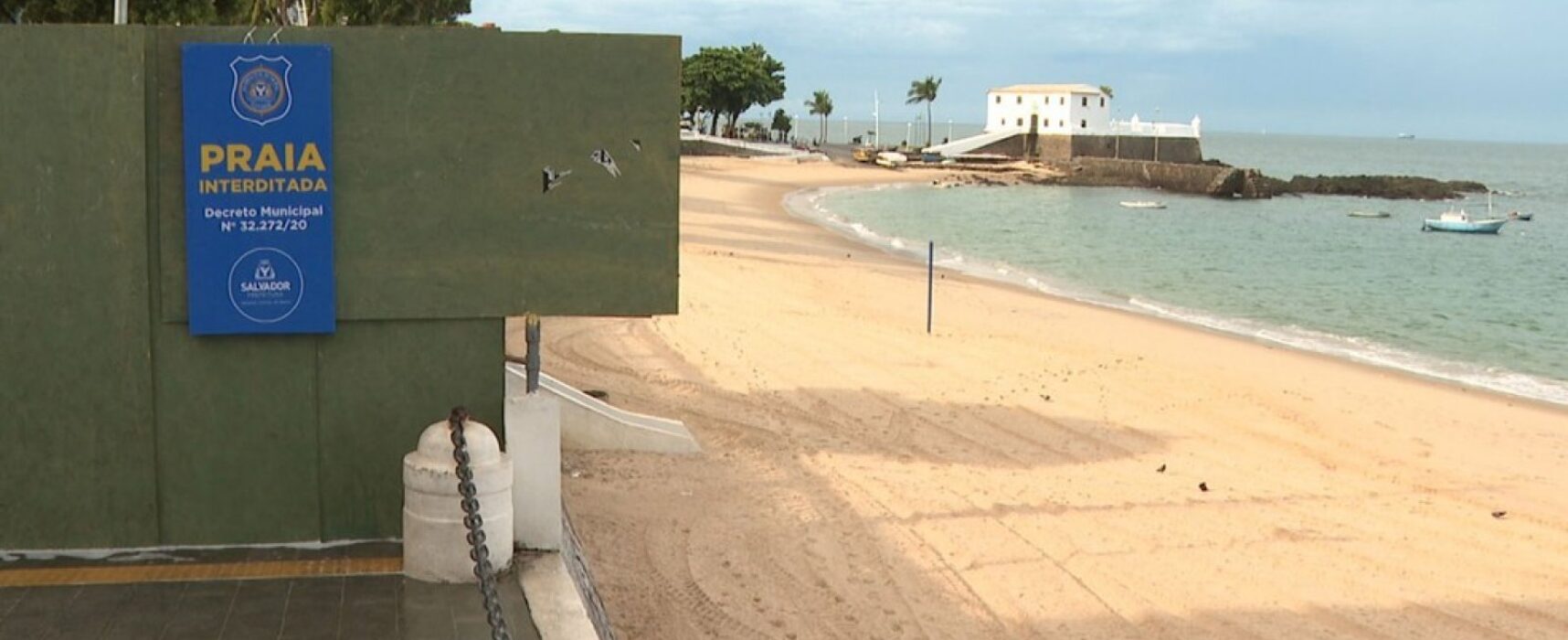 Praias seguem fechadas em Salvador por mais uma semana