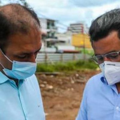 Prefeito Mário Alexandre visita área destinada à construção do Shops Jequitibá Ilhéus