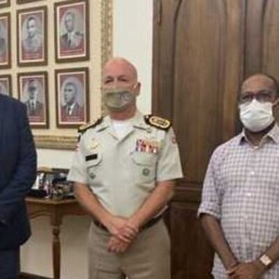 Ilhéus: Prefeito e vice visitam Comandante Geral da Polícia Militar da Bahia